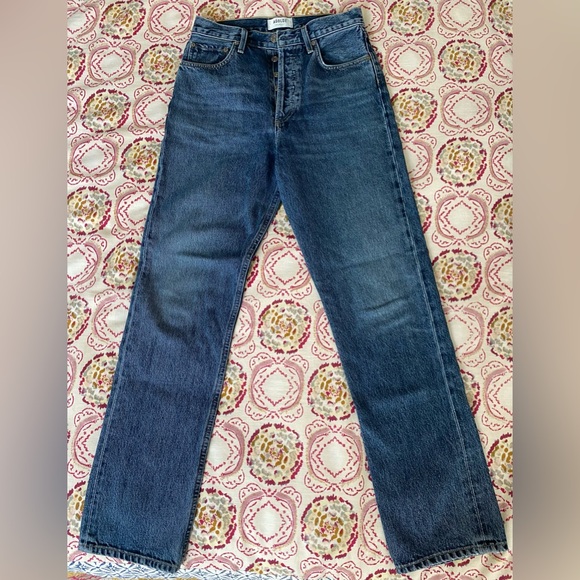 Agolde 90s Pinch Waist Straight Leg Jeans in Portrait - Picture 3 of 6